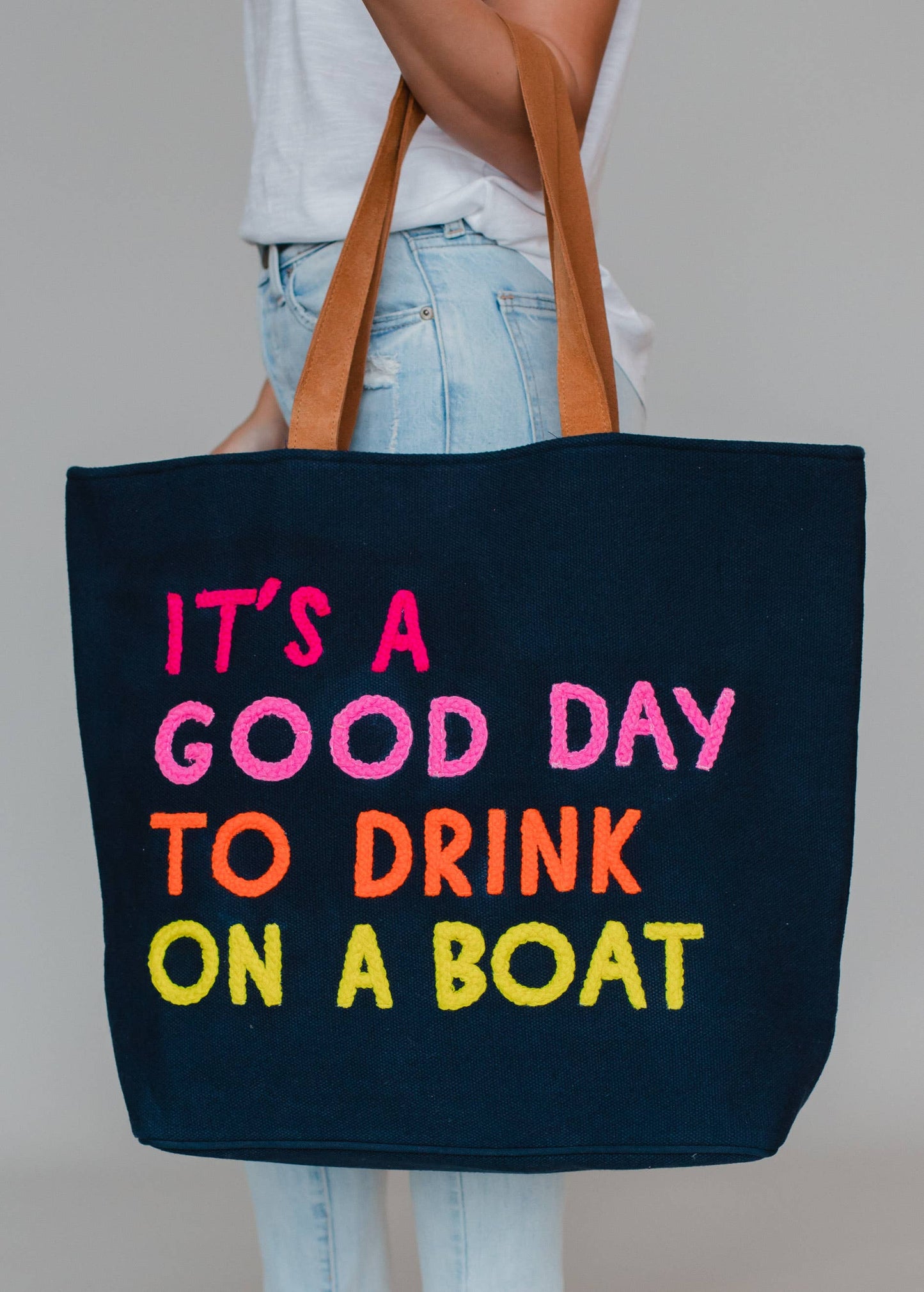 On A Boat Tote
