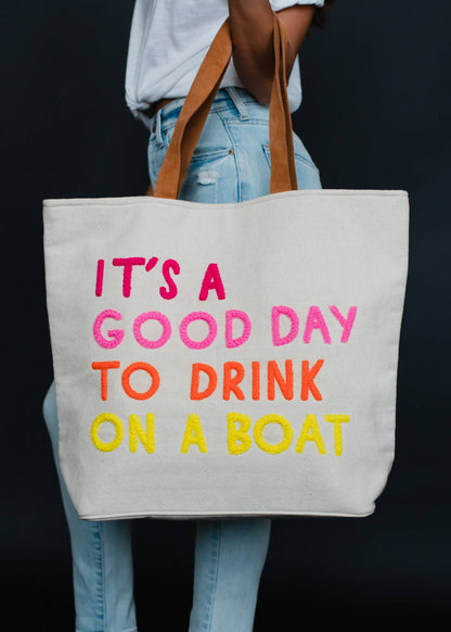 On A Boat Tote