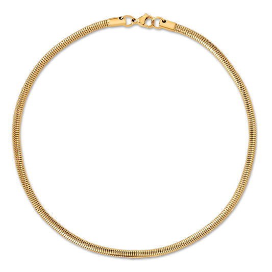 Candice Round Snake Chain Necklace