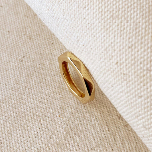 Faceted Band Ring