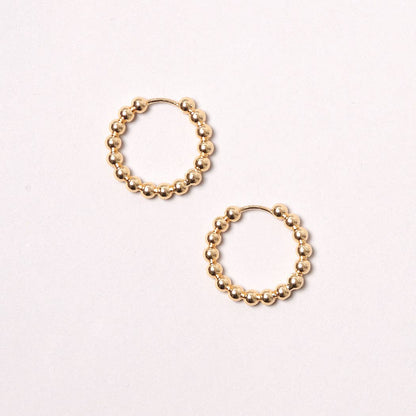 Ball Hoop Earring