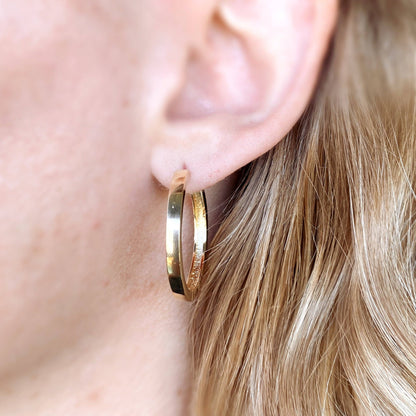 Clicker Hoop Earrings