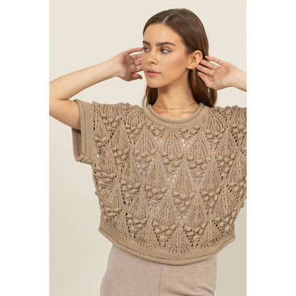 Nelly Crochet Top