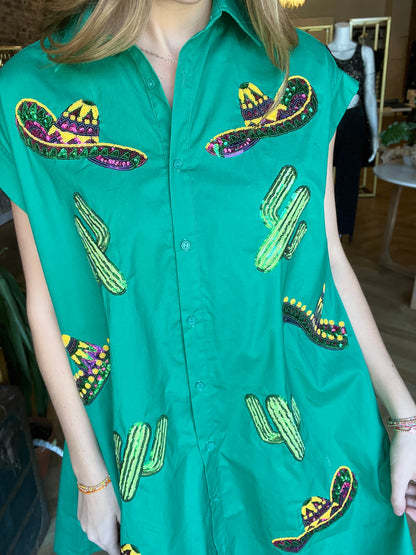 Fifth of May Embroidered Dress