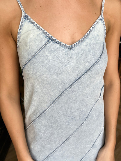 Warren Denim Maxi Dress