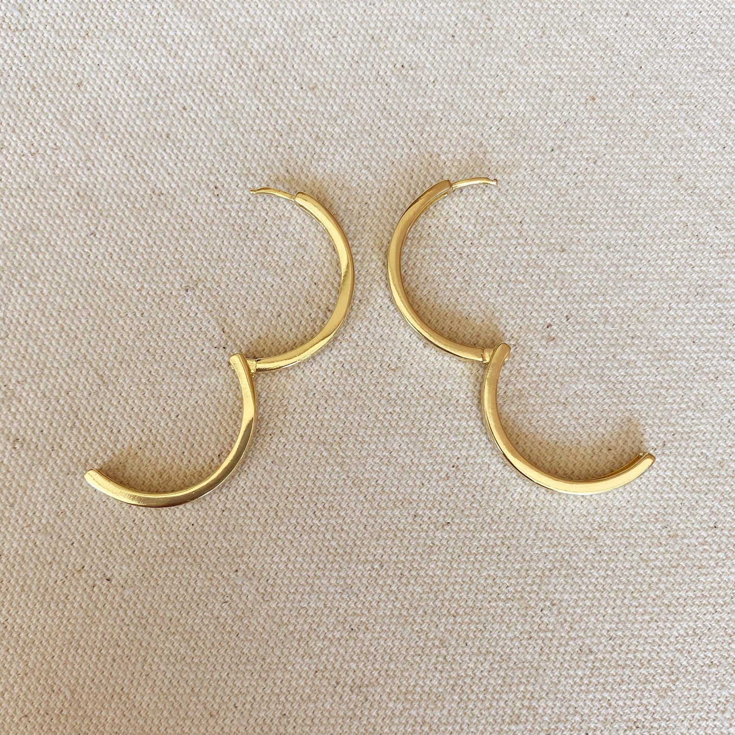 Clicker Hoop Earrings