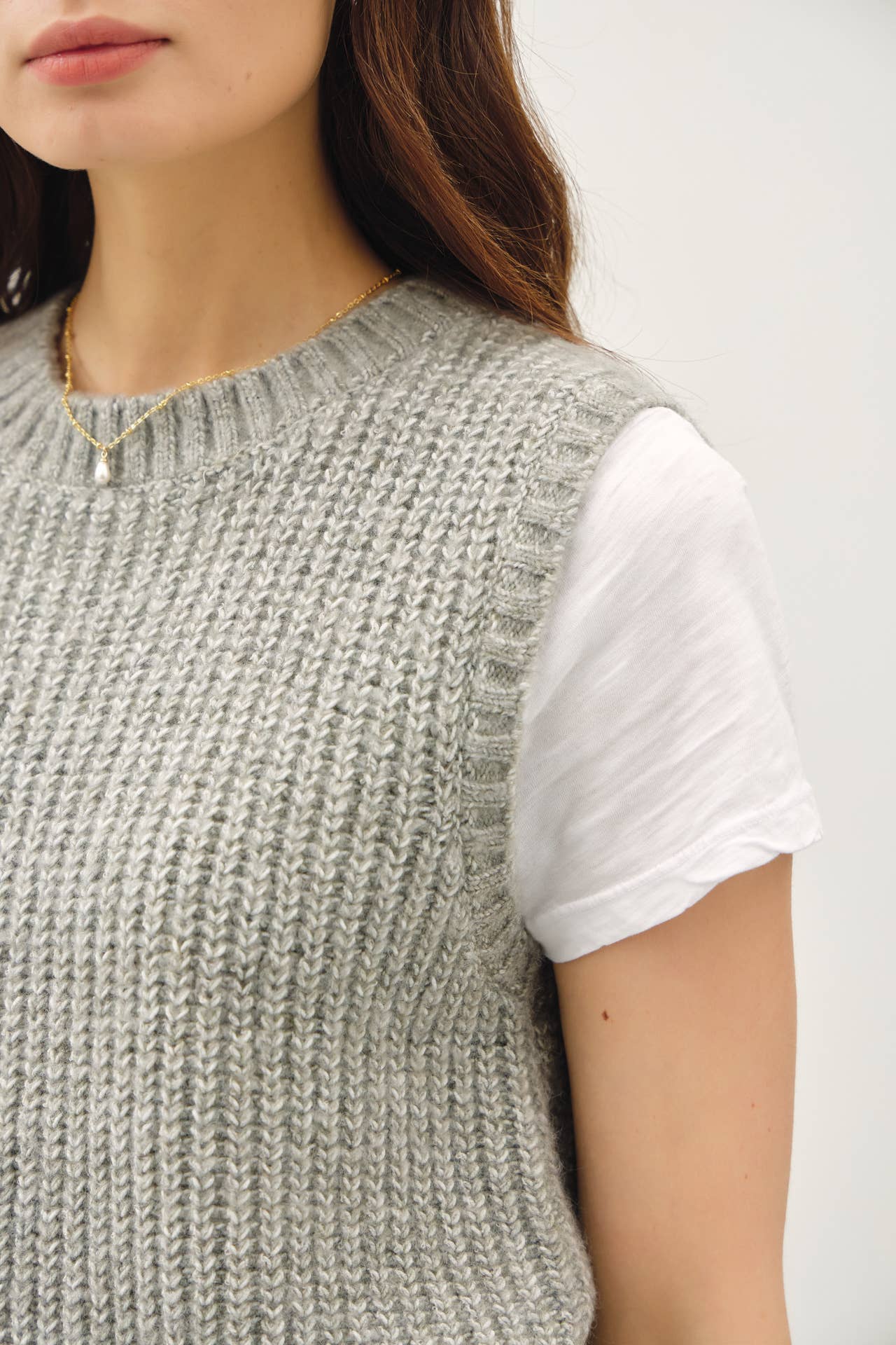 Kadence Ribbed Sweater Vest