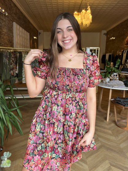 Melody Floral Mini Dress