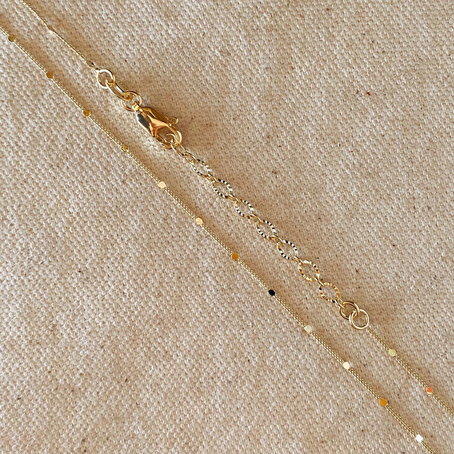 Pressed Curb Chain-Gold Filled