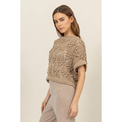 Nelly Crochet Top